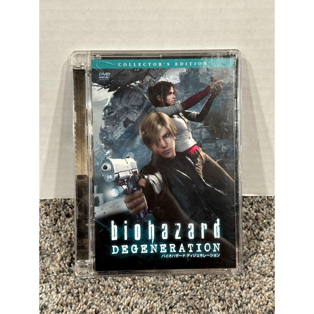 Biohazard Degeneration DVD Unisex Black Excellent Collector Edition NTSC